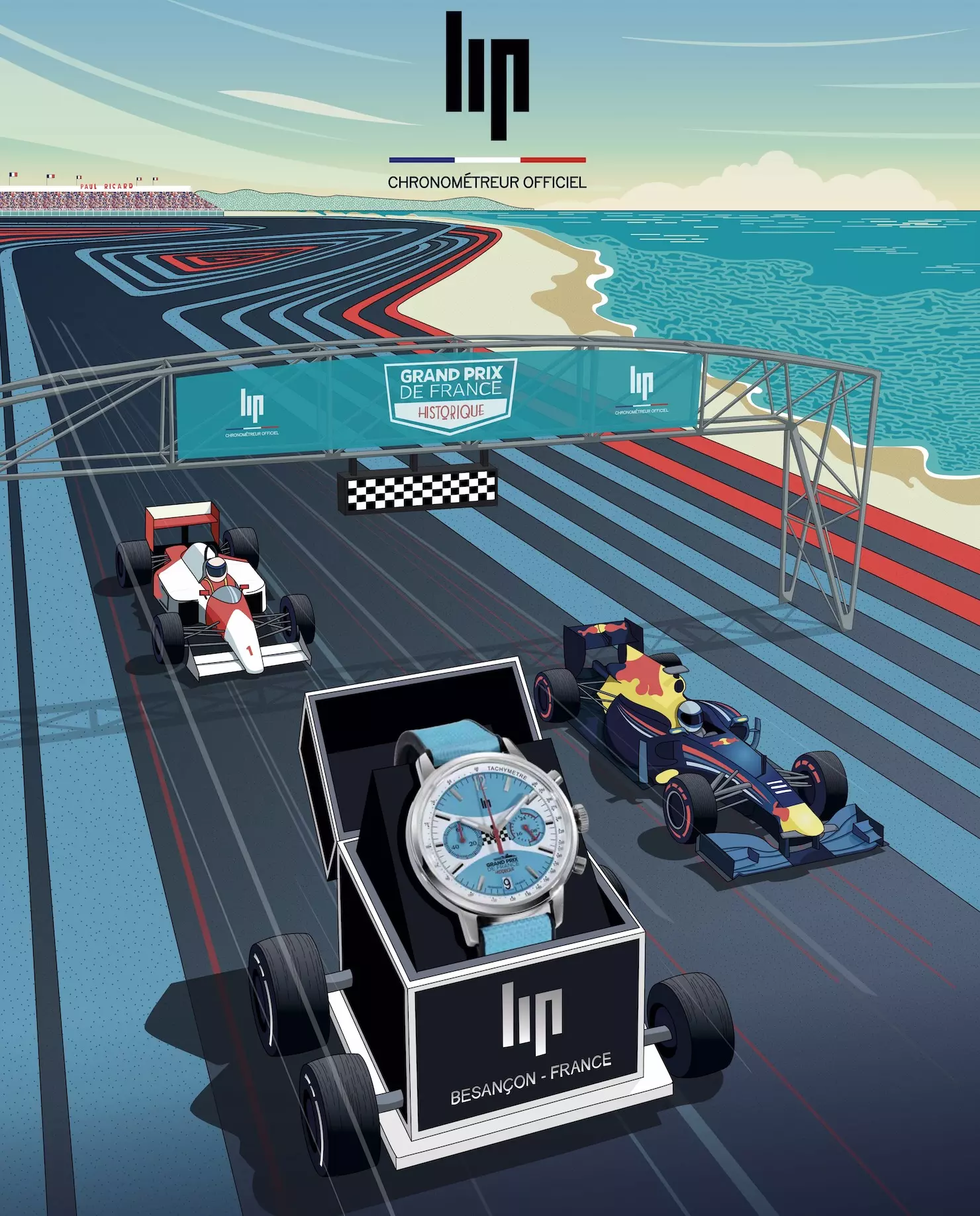 Lip Rallye Méca-Quartz 39 mm : une série limitée pour le GPFH - thewatchobserver.ouest-france.fr