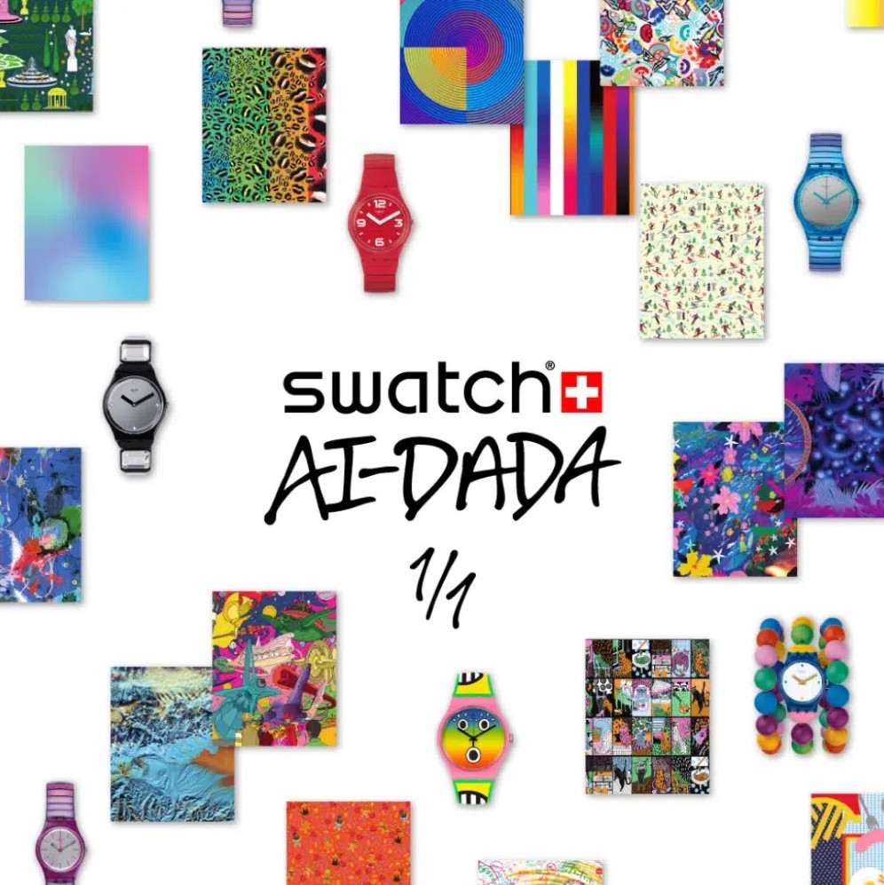 Swatch AI-DADA enfin en France : la montre unique "créée par IA" à 200 € - welovewatches.fr/