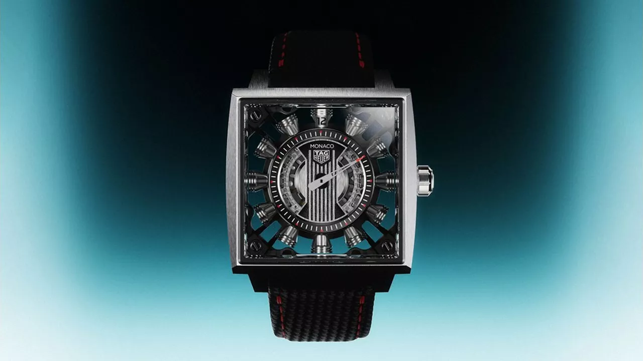 TAG Heuer présente une nouvelle création lors du Grand Prix de Monaco de Formule 1