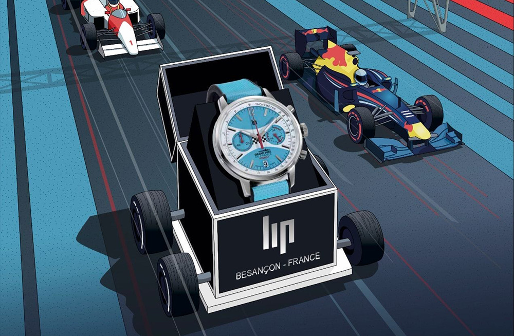 Lip chronométreur officiel du Grand Prix de France Historique - passion-horlogere.com
