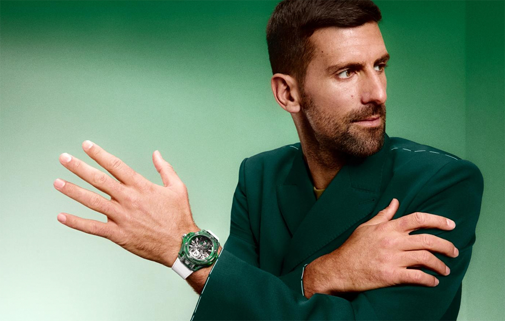 Hublot indexe sa nouvelle montre sur le palmarès de Novak Djokovic - journalduluxe.fr